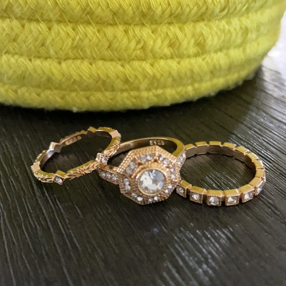 🦩women’s rings. Set of 3 🦩 - Picture 2 of 4